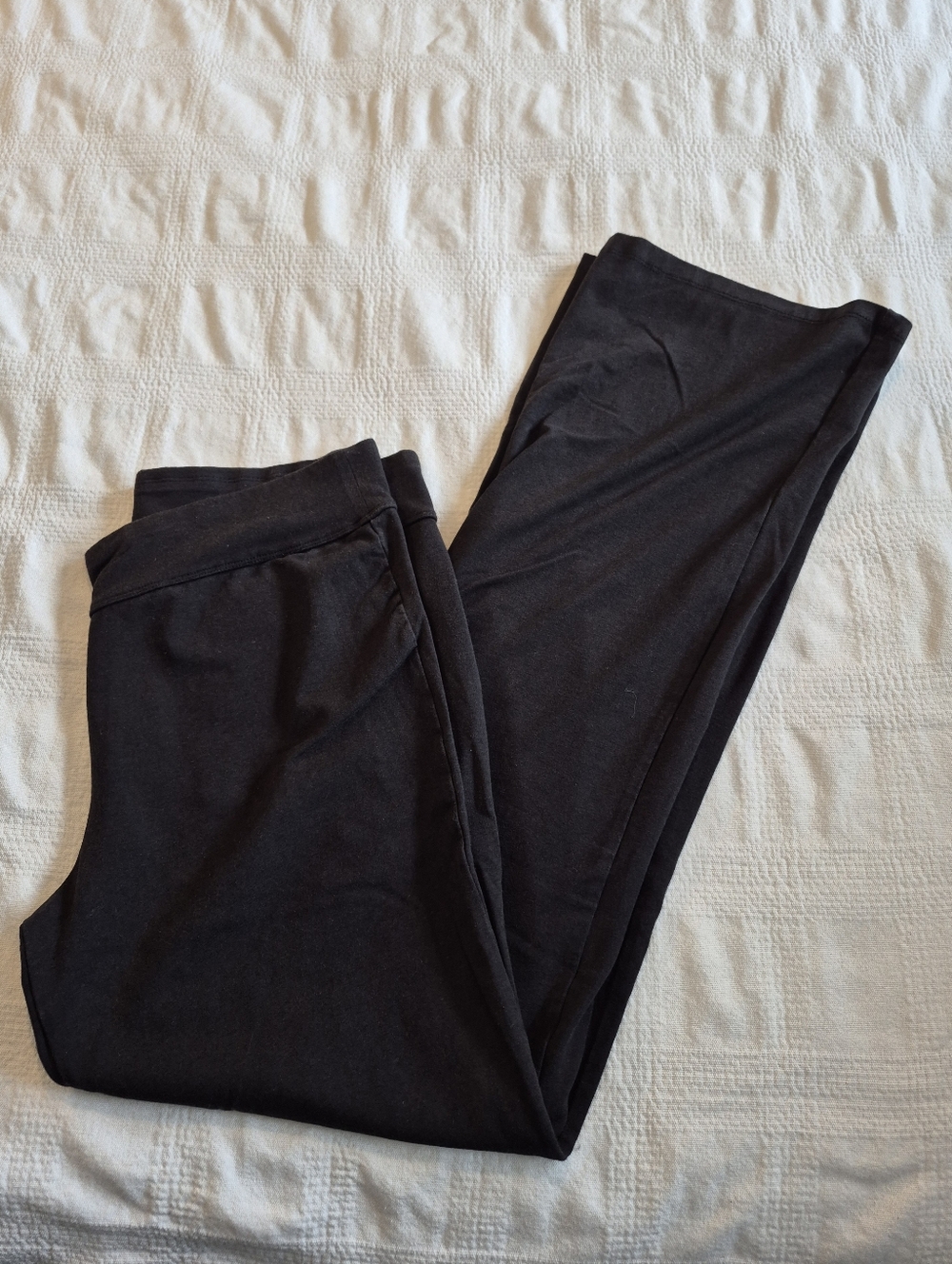 Fishers Finery women's XL black pull on pants VGUC